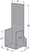 HTHGQ3-SDS Heavy 3-Ply Girder Truss Hanger