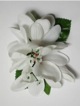 Plumeria hair clip<br> #35 White Plumeria hair clip<br> #35 White