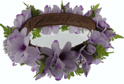 Plumeria Queen Headband<br>Purple #24b