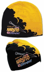 Beanie: Naruto Shippuden - Black Clouds Orange Background Beanie: Naruto Shippuden - Black Clouds Orange Background