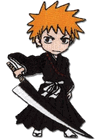 Patch: Bleach - Chibi Ichigo Drawn Zengetsu Patch: Bleach - Chibi Ichigo Drawn Zengetsu