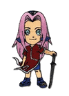 Naruto: Patch - Chibi Sakura Pose Naruto: Patch - Chibi Sakura Pose