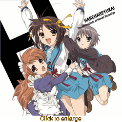 Melancholy of Haruhi Suzumiya<br>Outro Theme Hare Hare Yukai<br>(Domestic) - click to enlarge