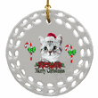 Porcelain Disc Ornament - American Shorthair Cat Porcelain Disc Ornament - American Shorthair Cat