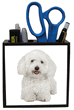 Wood Pencil Holder - Bichon Wood Pencil Holder - Bichon