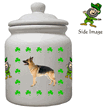 Irish Cookie Jar - German Shepherd Irish Cookie Jar - German Shepherd
