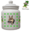 Irish Cookie Jar - German Shepherd Irish Cookie Jar - German Shepherd