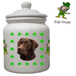 Irish Cookie Jar - Chocolate Labrador Retriever Irish Cookie Jar - Chocolate Labrador Retriever