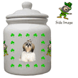 Irish Cookie Jar - Shih Tzu Irish Cookie Jar - Shih Tzu
