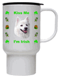 Irish Travel Mug - American Eskimo Dog Irish Travel Mug - American Eskimo Dog