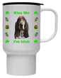 Irish Travel Mug - Basset Hound Irish Travel Mug - Basset Hound
