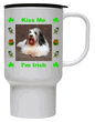 Irish Travel Mug - Bearded Collie Irish Travel Mug - Bearded Collie