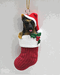 Dog Stocking Ornament - German Shepherd Dog Stocking Ornament - German Shepherd