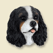 Doogie Head - Black & White Cavalier King Charles Doogie Head - Black & White Cavalier King Charles