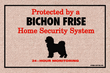 Doormat - Protected by Bichon Doormat - Protected by Bichon