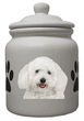 Ceramic Color Cookie Jar - Bichon Ceramic Color Cookie Jar - Bichon