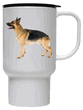 Polymer Plastic Travel Mug - German Shepherd Polymer Plastic Travel Mug - German Shepherd