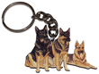 Pipsqueak Key Chain - German Shepherd Pipsqueak Key Chain - German Shepherd