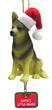Santa's Favorite Pet Ornament - German Shepherd Santa's Favorite Pet Ornament - German Shepherd