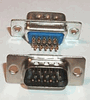D-Sub Solder Type HD15 Male Connector Cup D-Sub Solder Type HD15 Male Connector Cup