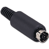6 Pin Mini-Din Male Connector, PS/2 Type 6 Pin Mini-Din Male Connector, PS/2 Type