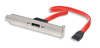L-Type To I-Type Bracket, 1 Port Internal SATA To External SATA Bracket L-Type To I-Type Bracket, 1 Port Internal SATA To External SATA Bracket