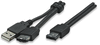 3 ft. eSATA+USB Combo Port to eSATA Male & USB A Male Cable, Manhattan 325301 3 ft. eSATA+USB Combo Port to eSATA Male & USB A Male Cable, Manhattan 325301