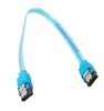 10" SATA-3 6Gb/s with Metal Latch Cable, Blue 10" SATA-3 6Gb/s with Metal Latch Cable, Blue