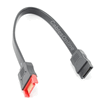 6 inch SATA 7-Pin Male to Female Extension Cable, Black 6 inch SATA 7-Pin Male to Female Extension Cable, Black
