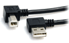 3 ft. USB 2.0 A Male Right-Angle to B Male Right-Angle Cable - StarTech USB2HAB2RA3 3 ft. USB 2.0 A Male Right-Angle to B Male Right-Angle Cable - StarTech USB2HAB2RA3