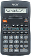 Sharp EL-500WBBK Battery Fraction D.A.L. Scientific Calculator Image - Click to enlarge