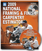 2009 National Framing & Finish Carpentry Estimator Image - Click to enlarge