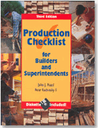 Production Checklist for Builders and Superintendents Image - Click to enlarge