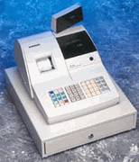 Sam4s / Samsung ER-290 Cash Register with 12 Departments Image - Click to enlarge