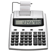 Victor 1212-3A 12-Digit 2.7 LPS AntiMicrobial Portable Printing Calculator Image - Click to enlarge
