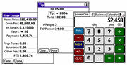 powerOne Personal+ - Everyday Calculator for Palm Pilot and Pocket PC - Tips, Markup, Time / Date, more Image - Click to enlarge