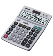 Casio DF-120TM Solar 12 Digit Tax & Currency Exchange Desktop Calculator Image - Click to enlarge