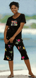 PC08020 Three Cheers Crop Pants PC08020 Three Cheers Crop Pants