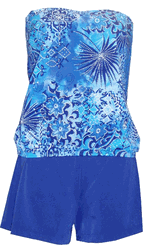 128-78S Ceeb "Sky Blue" 2pc Blouson Bandeau 128-78S Ceeb "Sky Blue" 2pc Blouson Bandeau