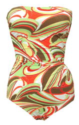 1449-37 "Swirl Me" Bandeau Swag 1449-37 "Swirl Me" Bandeau Swag