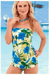 1211-31 "Bahama Bay" Bandeau Sarong 1211-31 "Bahama Bay" Bandeau Sarong