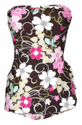 1211-96 "Flower Power" Bandeau Sarong 1211-96 "Flower Power" Bandeau Sarong