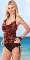 NW08004 "Slim Suit" Halter Two-Piece Tankini NW08004 "Slim Suit" Halter Two-Piece Tankini