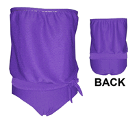 1335-Line "Texture Lines" Bandeau blouson (14-18) 1335-Line "Texture Lines" Bandeau blouson (14-18)