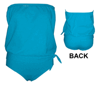 1335-Glass "Texture Glass" Bandeau blouson (14-18) 1335-Glass "Texture Glass" Bandeau blouson (14-18)