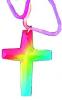 RAINBOW CROSS NECKLACE RAINBOW CROSS NECKLACE