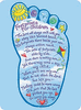 Footprints for Children" Prayer Card Footprints for Children" Prayer Card