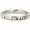 I Will Wait Stainless Purity Ring Size 7 I Will Wait Stainless Purity Ring Size 7