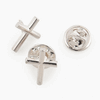 Silvertone Cross Pin ( metal) 1 pc. Silvertone Cross Pin ( metal) 1 pc.