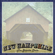 New Hampshire Vintage, States scrapbook paper (Stamping Station)